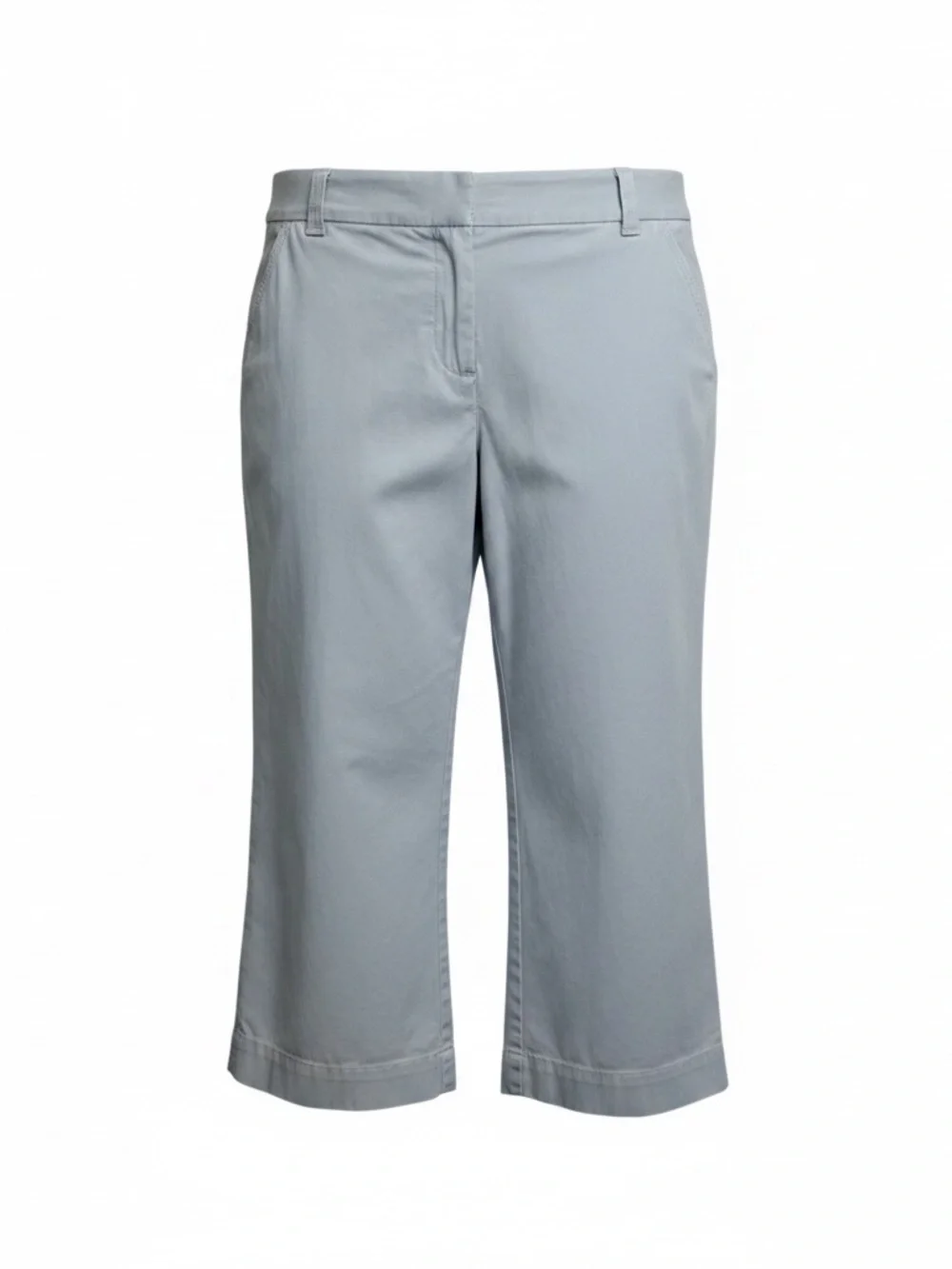 J. Crew Khaki Cropped Wide-Leg Pants